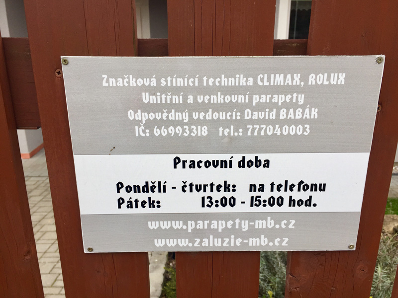 Vzorkovna Okna Babák